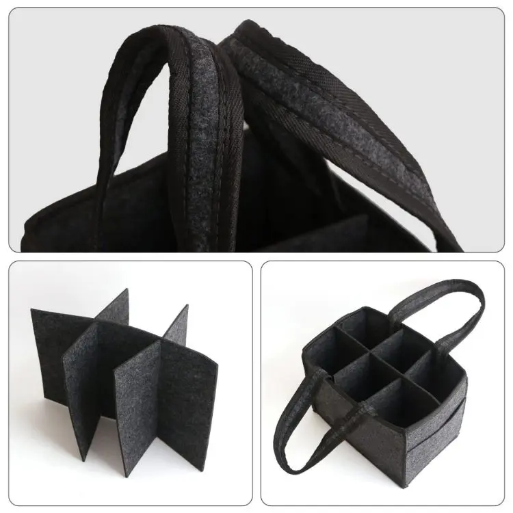 Picture of Felt Wine Tote Bag