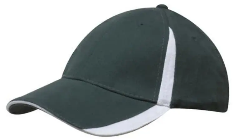 Picture of Brushed Heavy Cotton Cap with Inserts on the Peak & Crown