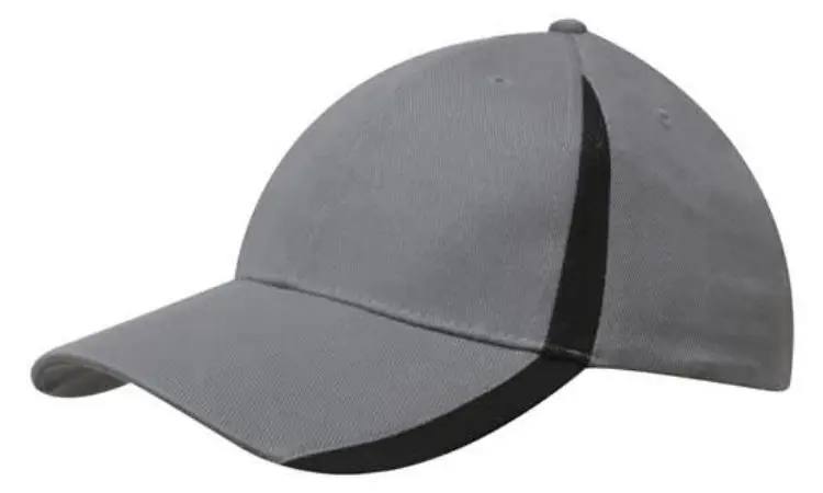 Picture of Brushed Heavy Cotton Cap with Inserts on the Peak & Crown