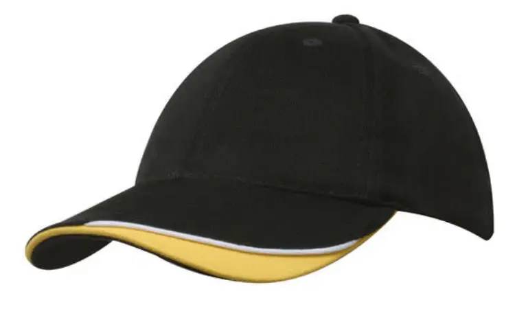 Picture of Brushed Heavy Cotton Cap with Indented Peak