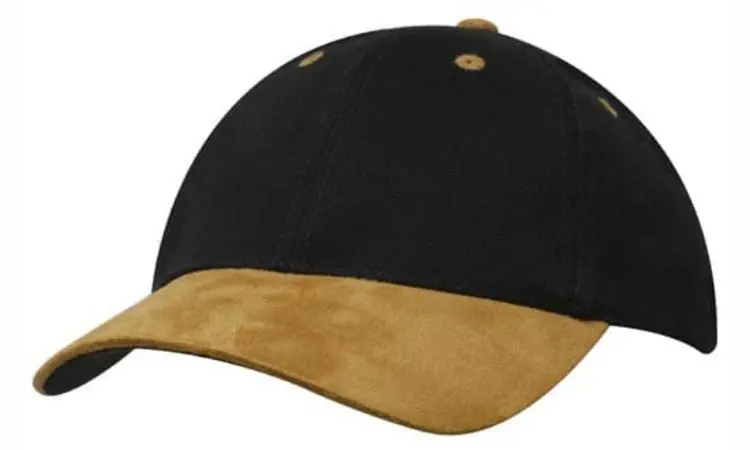 Picture of Brushed Heavy Cotton Cap with Suede Peak