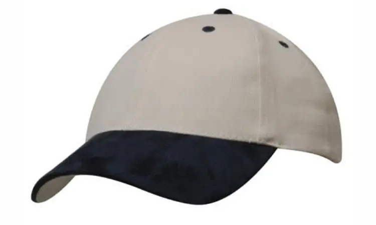 Picture of Brushed Heavy Cotton Cap with Suede Peak