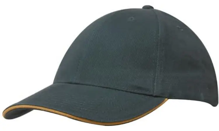 Picture of Brushed Heavy Cotton Cap with Sandwich Trim