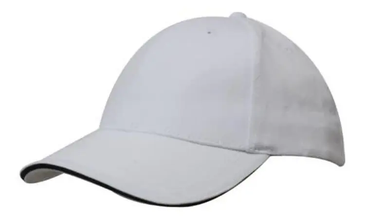 Picture of Brushed Heavy Cotton Cap with Sandwich Trim