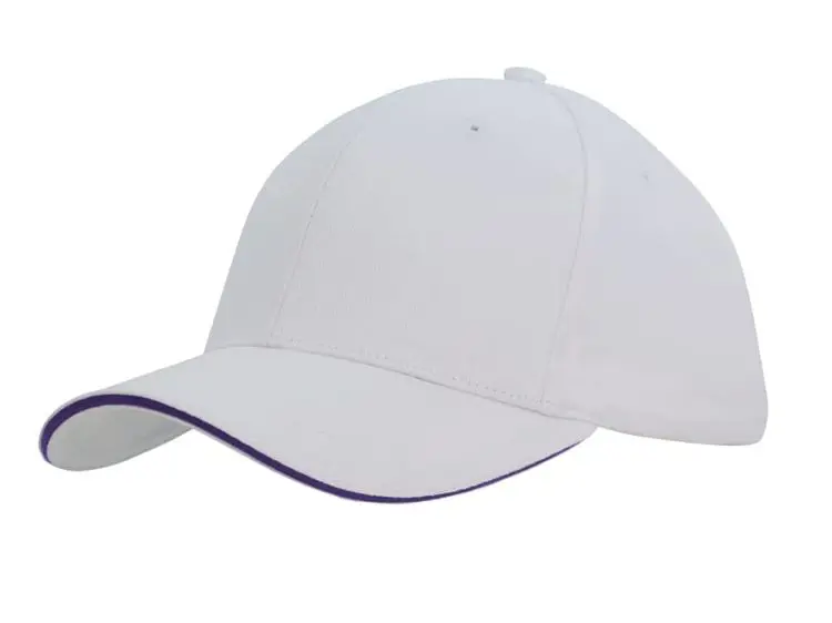 Picture of Brushed Heavy Cotton Cap with Sandwich Trim