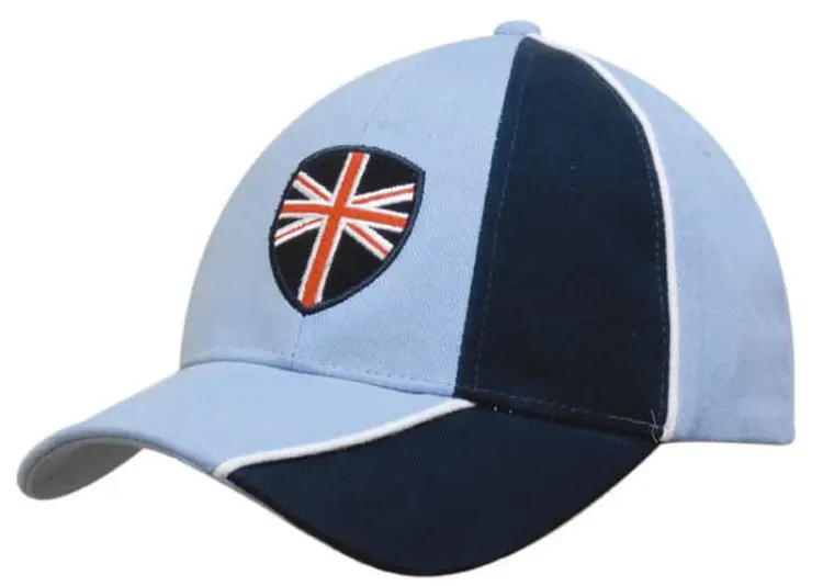 Picture of Brushed Heavy Cotton Cap with Peak and Crown Indent and Contrasting Piping