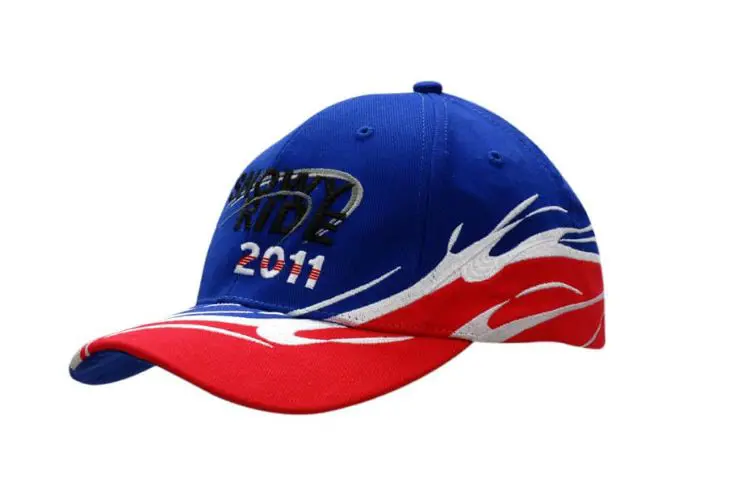 Picture of Brushed Heavy Cotton Cap with Wave Inserts/Embroidery on Crown & Peak