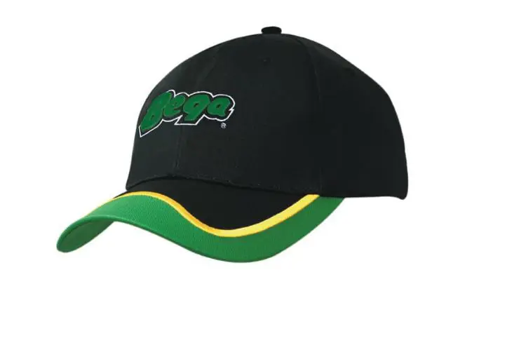 Picture of Poly/Cotton Cap with Fabric Insert & Embroidery on Peak