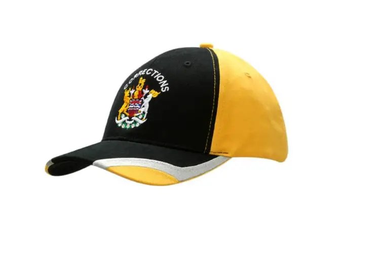 Picture of Brushed Heavy Cotton Cap with Peak Inserts & Embroidery