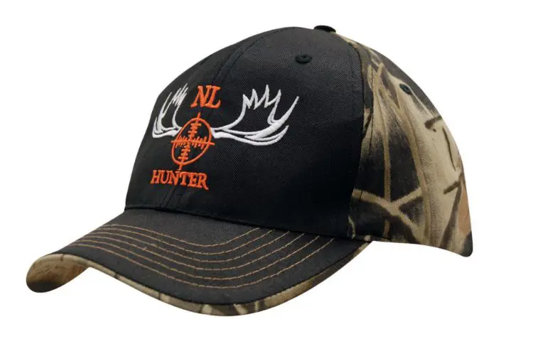 Picture of Polyester Cap with Leaf Print Camoflague