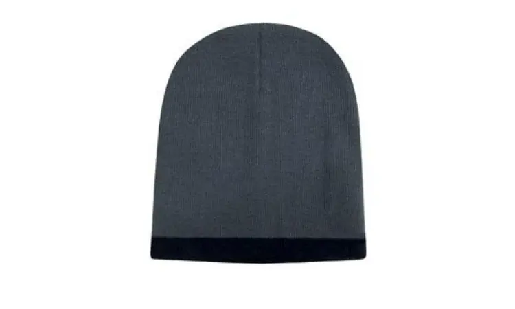 Picture of Roll Down Two Tone Acrylic Beanie